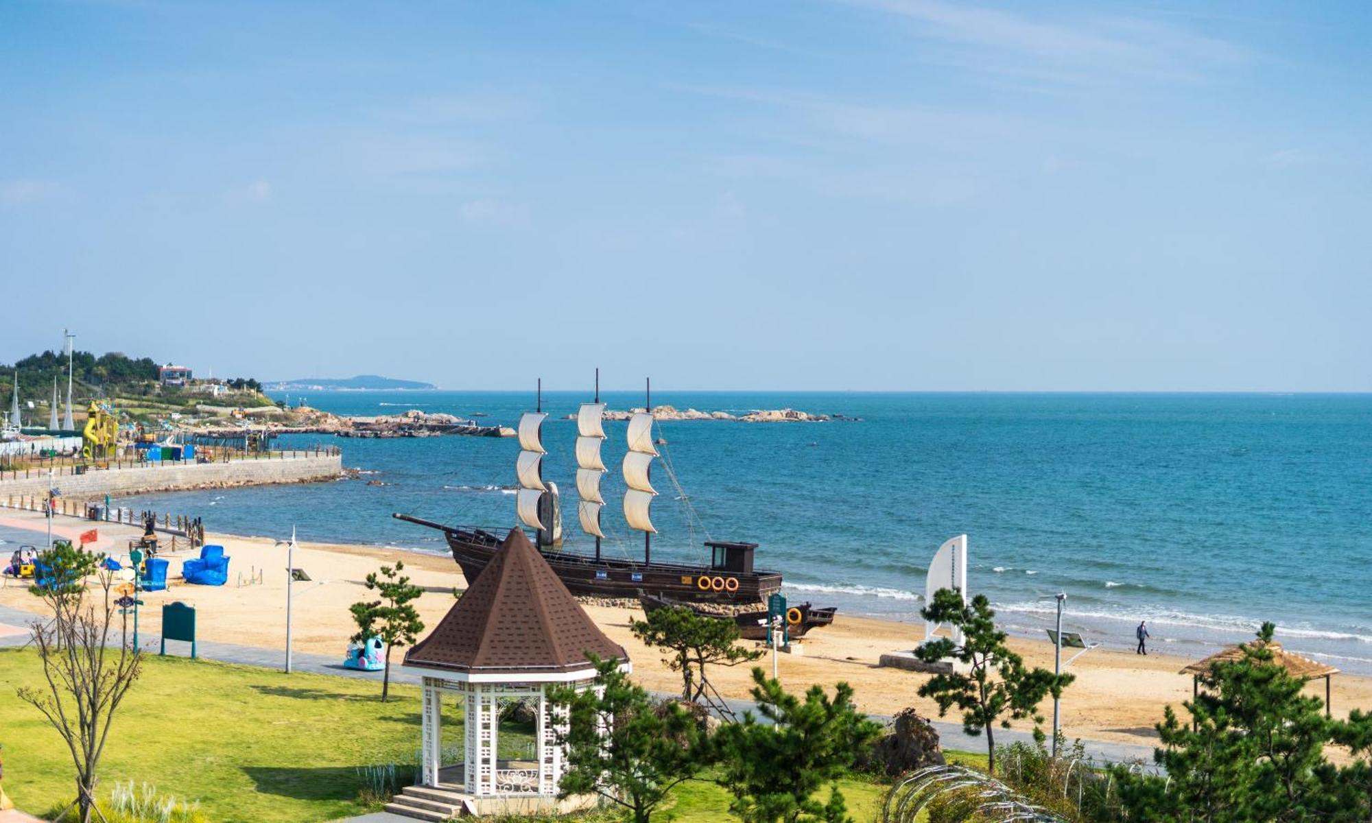 Tsingtao Time Resport Hotel Циндао Экстерьер фото